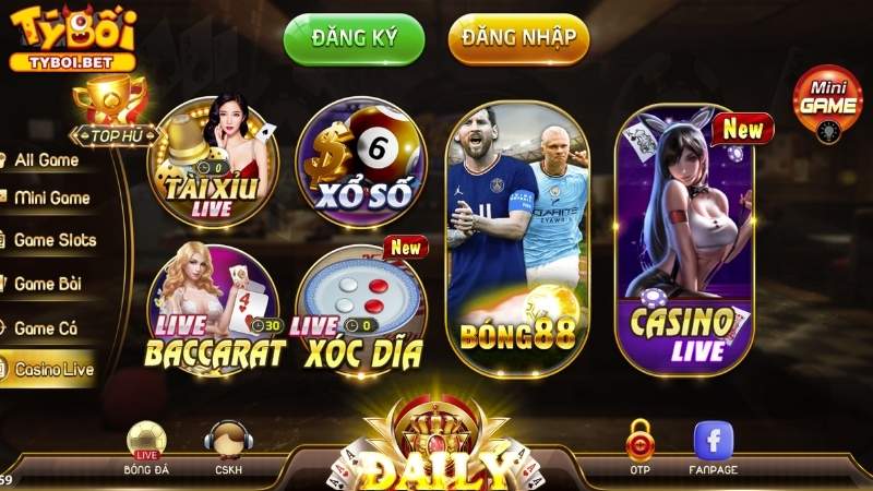 Sảnh cá cược Live Casino Tyboi